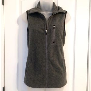 Chaps Gray Fleece Vest